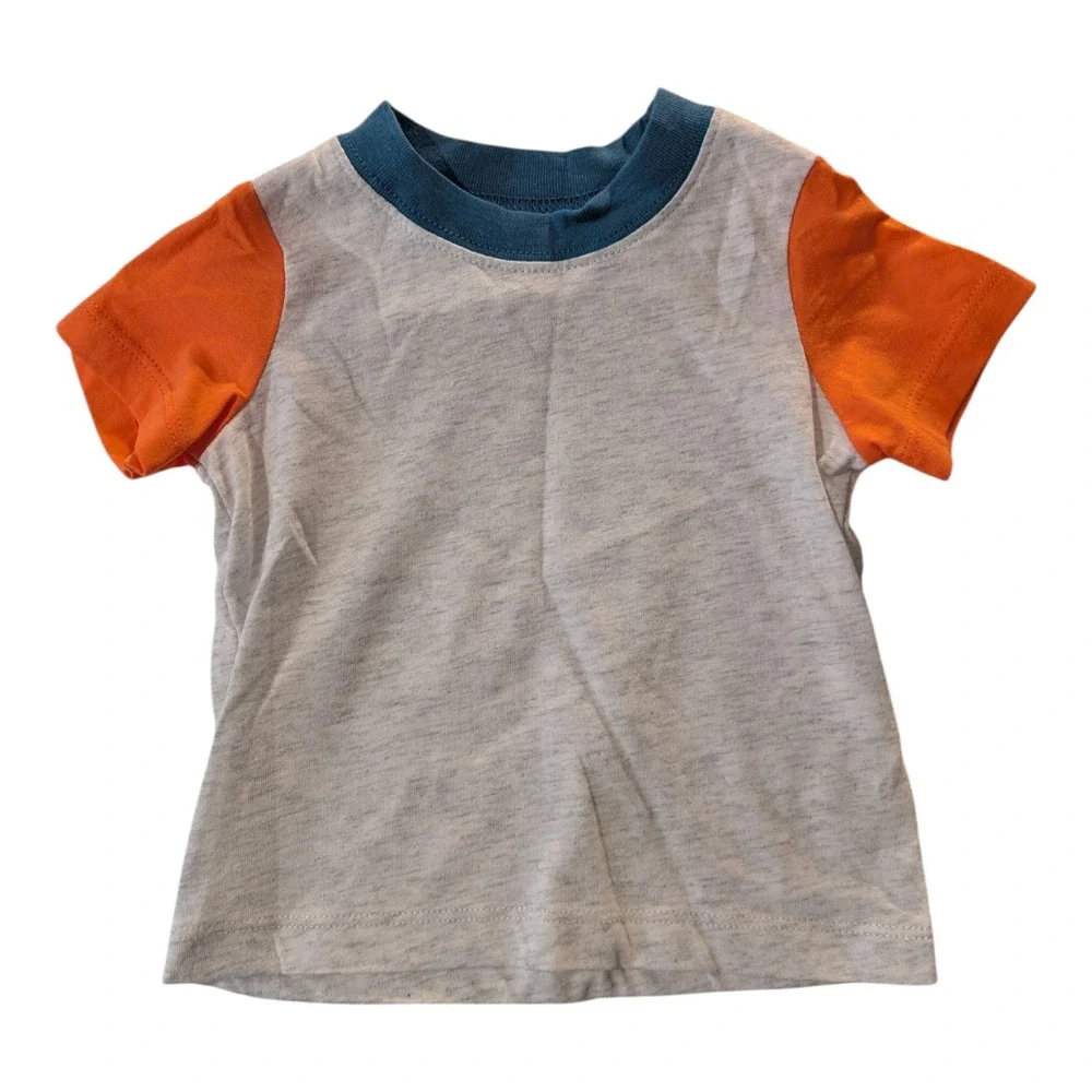 BBC-1‎ Carter's Toddler T-shirt 3m - Gray/Orange/Turquoise